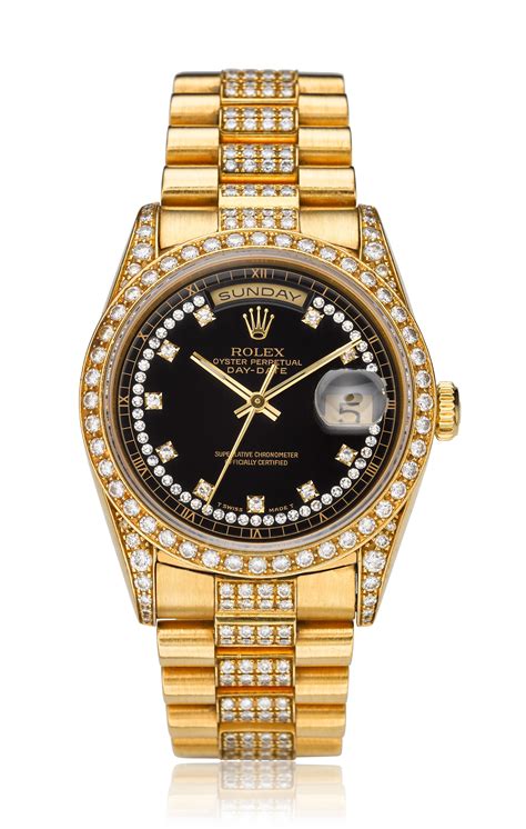 rolex daydate gold diamond